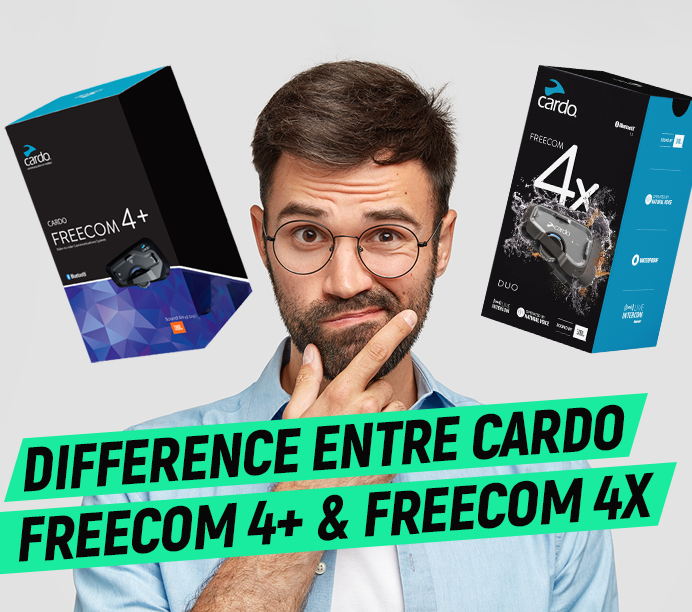 Intercom Cardo Systems : Freecom 4x et Freecom 4+