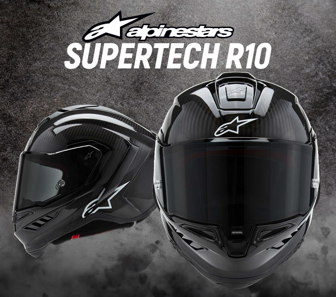 Alpinestars Supertech R10 le nouveau casque moto catégorie super léger
