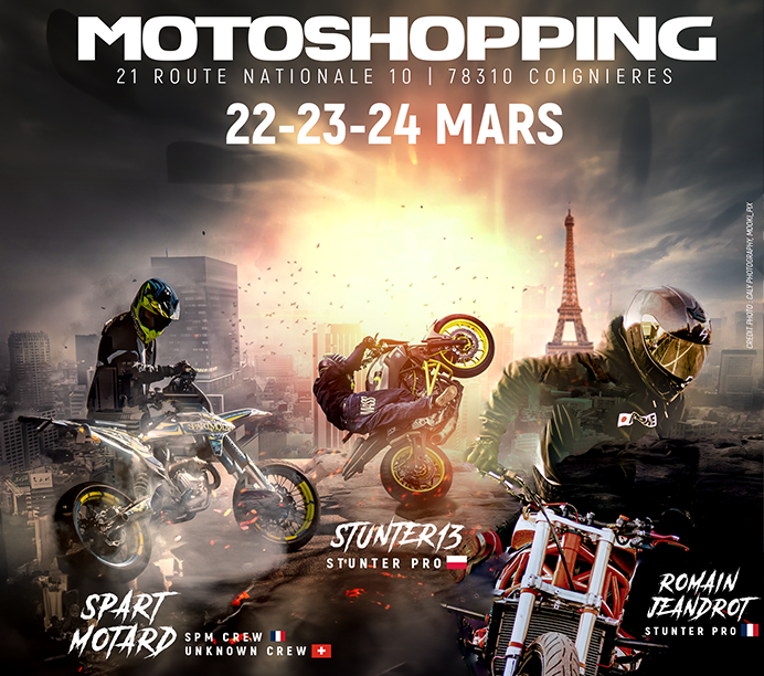 La Grande Braderie MotoShopping à Coignières : 22-23-24 Mars 2024