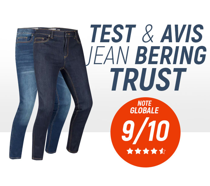 Test et avis du nouveau jean moto Bering Trust : Confort et sécurité réinventés