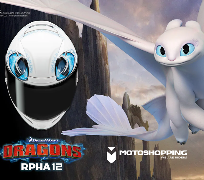HJC RPHA 12 Light Fury Universal : Une Nouvelle Déco Inspirée d’un Dragon Mythique