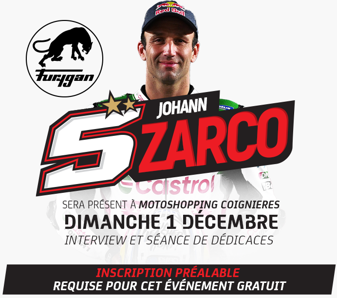 Johann Zarco chez MotoShopping à Coignières : Riders Experience 2024