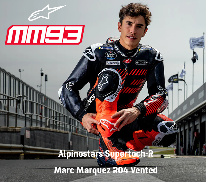 Alpinestars Supertech-R  Marc Marquez R04 Vented : Édition Limitée, Disponible en Quantités Ultra-Rares !